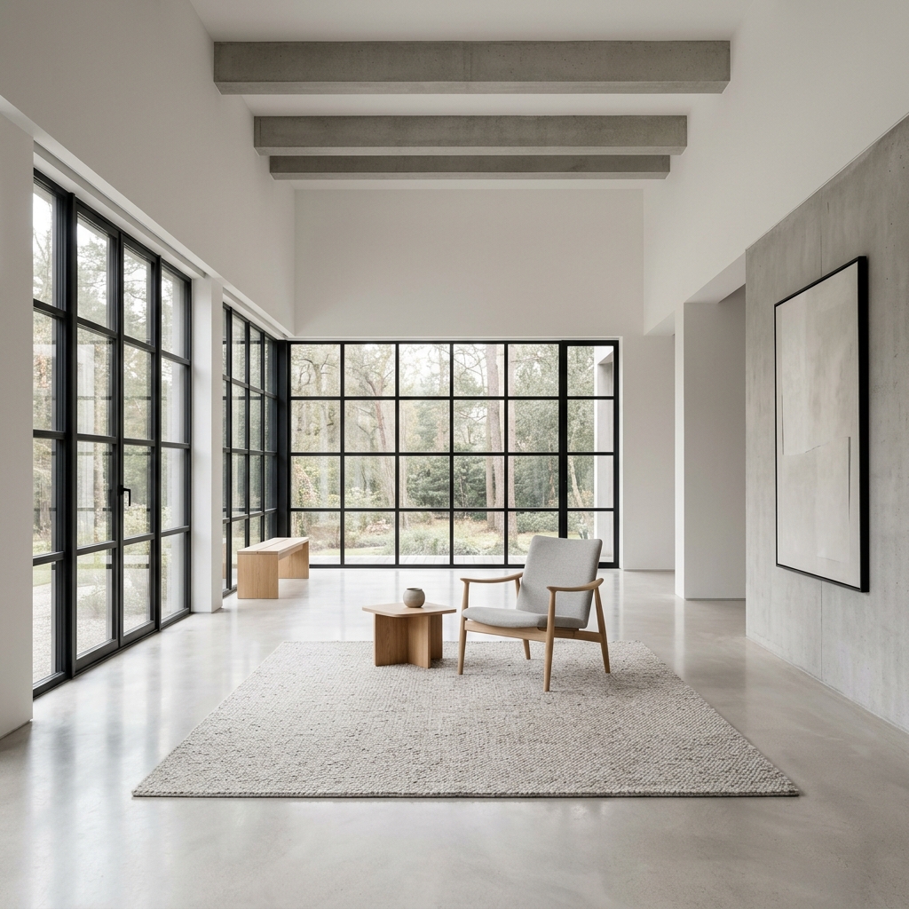 Ruhiger architektonischer Raum