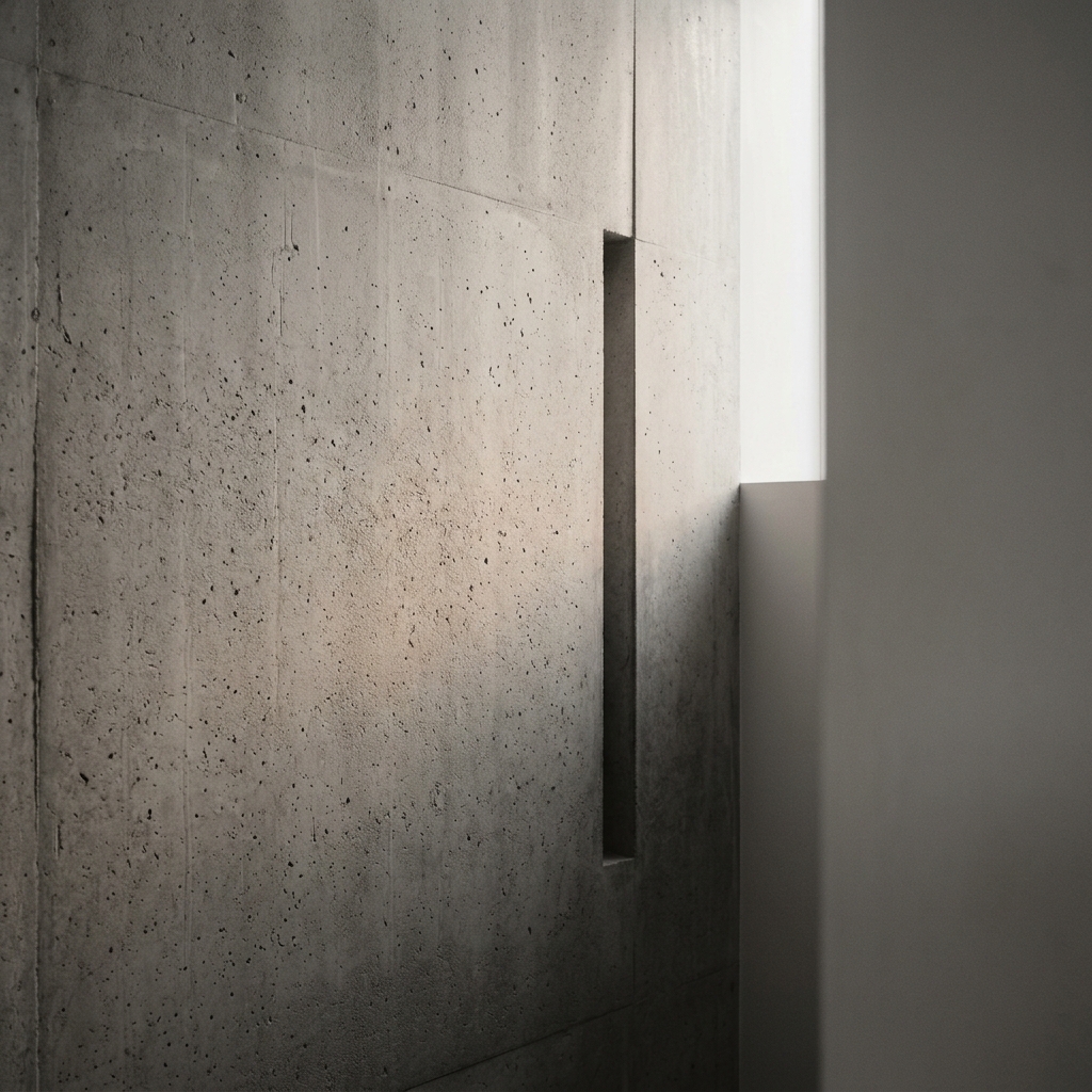 Ruhiger architektonischer Raum